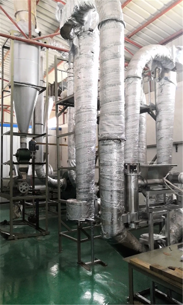 氣流式烘干機，非常適合淀粉干燥，就是有點小貴