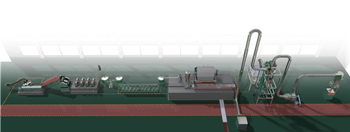 紅薯---->淀粉，從清洗粉碎到脫水烘干，一條淀粉生產線就能搞定